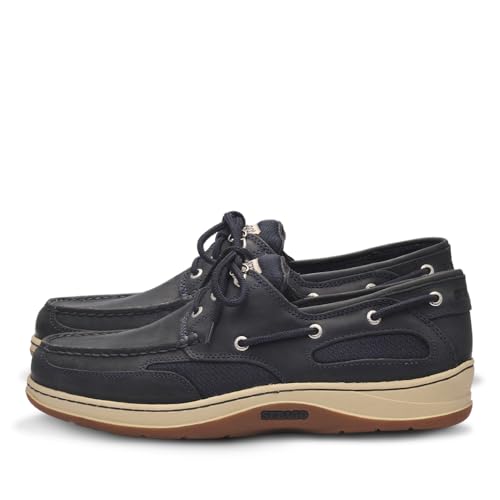 Sebago Herren 7000ge0 Bootsschuhe, Blue Navy, 41.5 EU Weit von Sebago