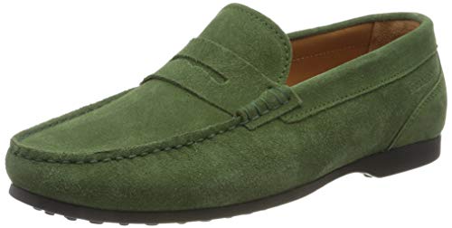 Sebago Herren Byron Suede Mokassin, Grün (Green Foliage T21), 39.5 EU von Sebago