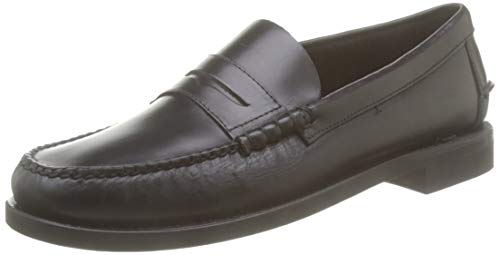 Sebago Herren Classic Dan Waxy Slipper, 902 Black, 40 EU von Sebago