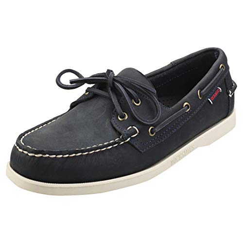 Sebago Herren Docksides Portland Crazy H Bootschuhe, Blau (Blue Navy 908), 46.5 EU von Sebago