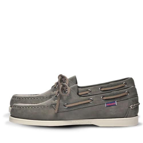 Sebago Herren Docksides Portland Crazy H Bootschuhe, Grau (Dk Grey 917), 43.5 EU von Sebago