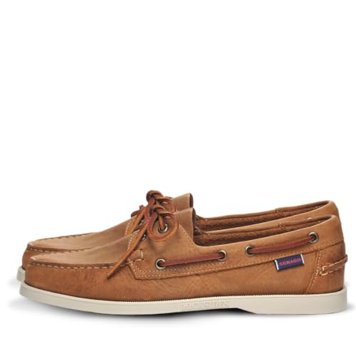Sebago Herren Docksides Portland Crazy H Bootsschuhe, Braun (Brown Tan 912), 44.5 EU von Sebago