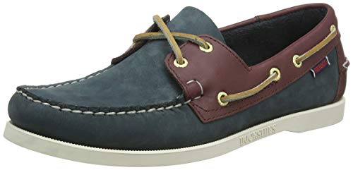 Sebago Herren Portland Spinnaker NBK FGL Bootschuhe, Blue Navy-Dk Brown, 39 EU von Sebago