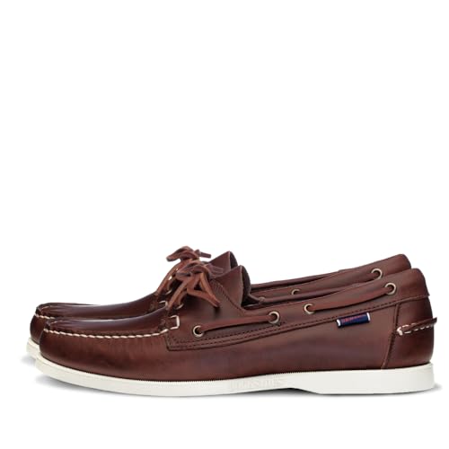 Sebago Herren Docksides Portland Waxed Bootsschuhe, Braun Brown 900, 44.5 EU von Sebago