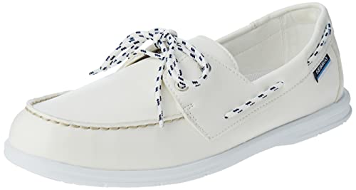 Sebago Herren Jackman Boat Shoe, weiß, 39 EU von Sebago