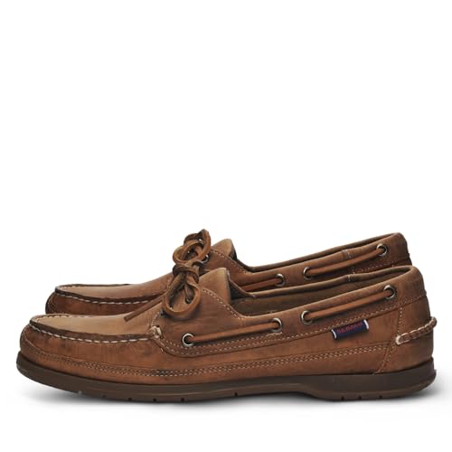 Sebago Herren Schooner Crazy Horse Bootsschuhe, Braun, braun, 42 EU von Sebago