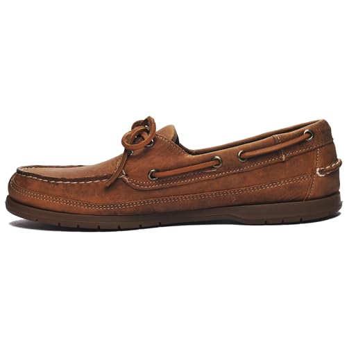 Sebago Herren Schooner Crazy Horse Bootsschuhe, Braun, braun, 43.5 EU von Sebago