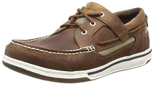 Sebago Herren TRITON THREE EYE FGL Bootsschuhe, Brown Cinnamon, 43 EU von Sebago