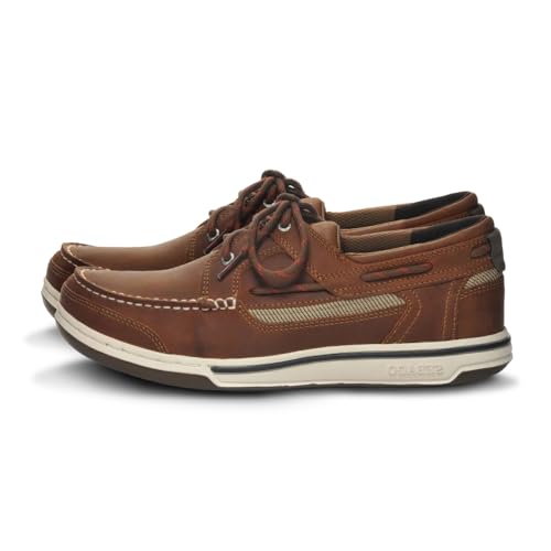 Sebago Herren Triton Three Eye FGL Bootschuhe, Braun Walnut, 46 von Sebago