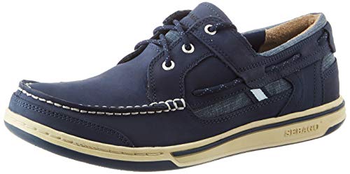 Sebago Herren Triton Three Eyelets FGL Bootschuhe, Blau (Blue Nite N01), 43.5 EU von Sebago