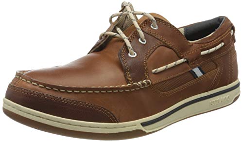 Sebago Herren Triton Three Eyelets FGL Bootschuhe, Braun (Brown Cognac 907), 39.5 EU von Sebago