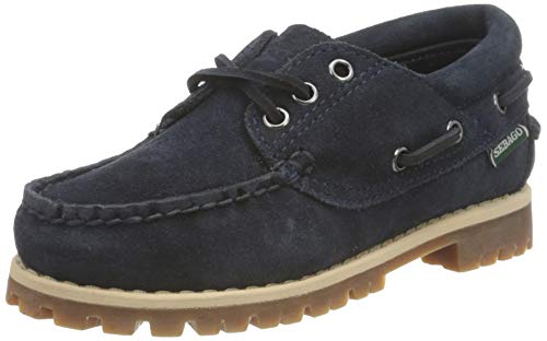 Sebago Jungen Acadia Suede K Sneaker, Blue Navy, 26 EU von Sebago