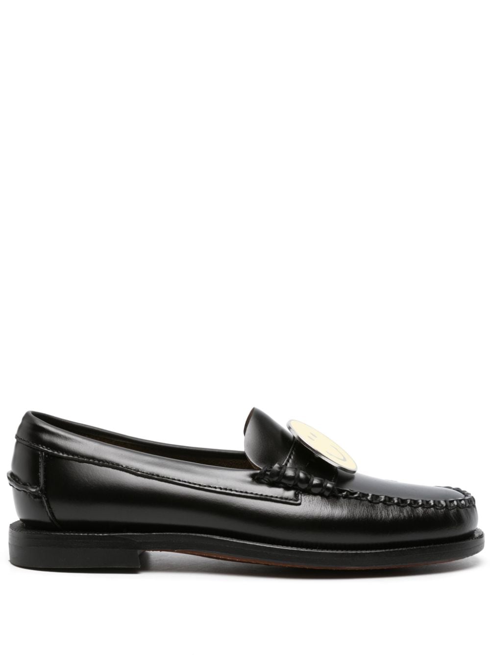 Sebago Loafer mit Smiley-Gesicht - Schwarz von Sebago