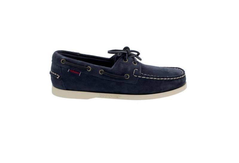 Sebago Sebago DOCKSIDES® PORTLAND Flesh Out Men, Velour Leather, Blue Navy 71 Bootsschuh von Sebago