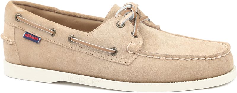 Sebago Segelschuhe Portland Beige - Größe 45 von Sebago