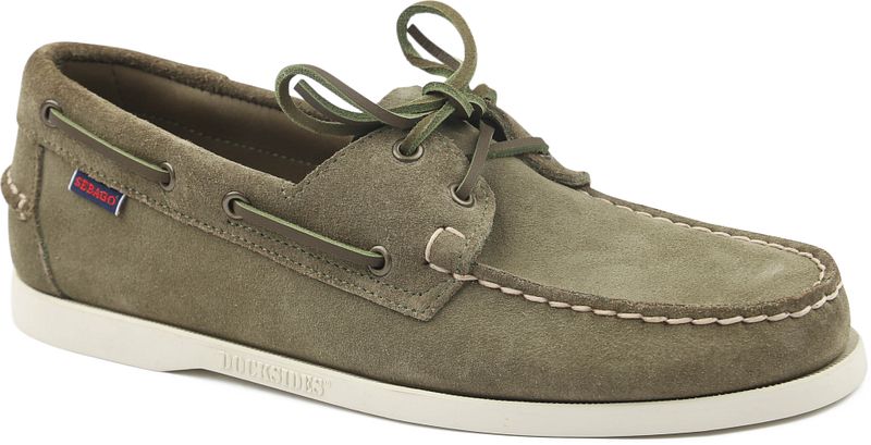 Sebago Segelschuhe Portland Grün - Größe 44 von Sebago