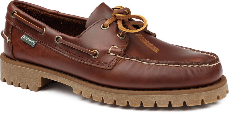 Sebago Segelschuhe Ranger Waxy Braun - Größe 42 von Sebago