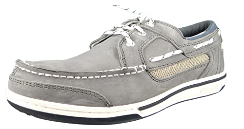 Sebago Triton Three-Eye, Nubuck, Dk. Grey - Taupe 7000GF0-A5R Man Grau Gr. 41 von Sebago