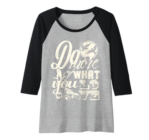 Damen Do More of What You Love Raglan Damen Do More of What You Love Raglan von Sebastian Fröhlich V-Ausschnitt