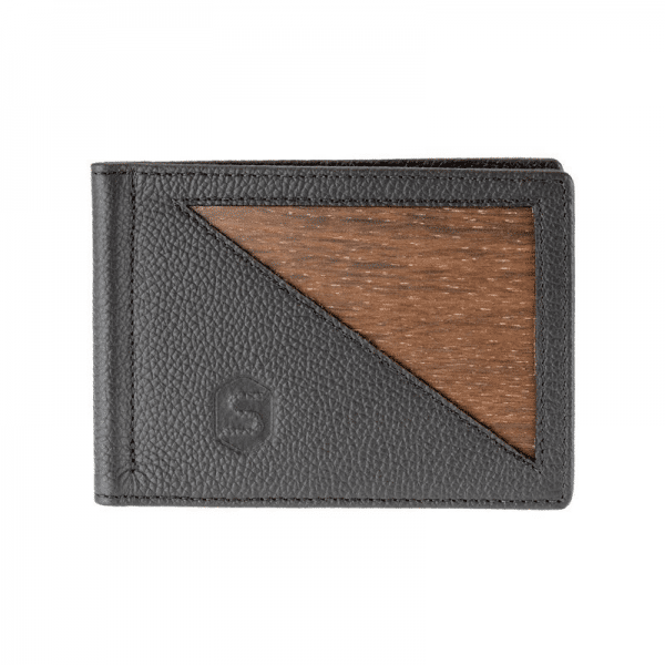 Sebastian Sturm - Sebastian Sturm Leder Moneyclip / Dollarclip Paolo, Schwarz 2040 von Sebastian Sturm