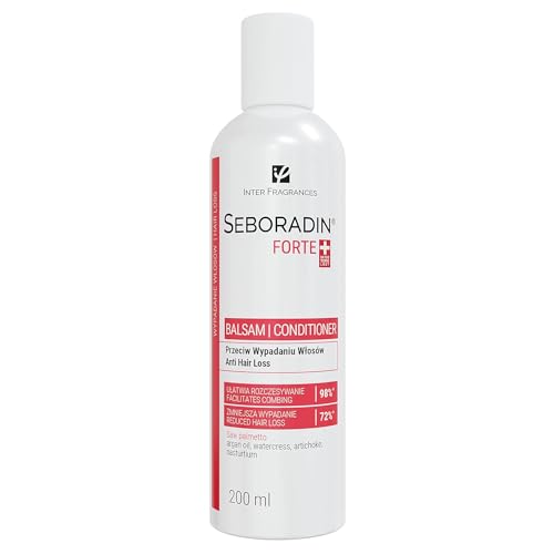 Seboradin Spülung Gegen Haarausfall Haar Conditioner Gegen Haarverlust Haarverdünnung Haarwachstum Für Frauen Männer Vitamine Natürliche Extrakte Haar Kopfhaut Pflege Haarpflege 200 ml Forte von SEBORADIN