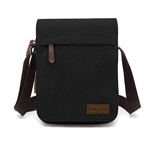 Sechunk Kleine Umhängetasche aus Segeltuch im Vintage-Stil von Sechunk