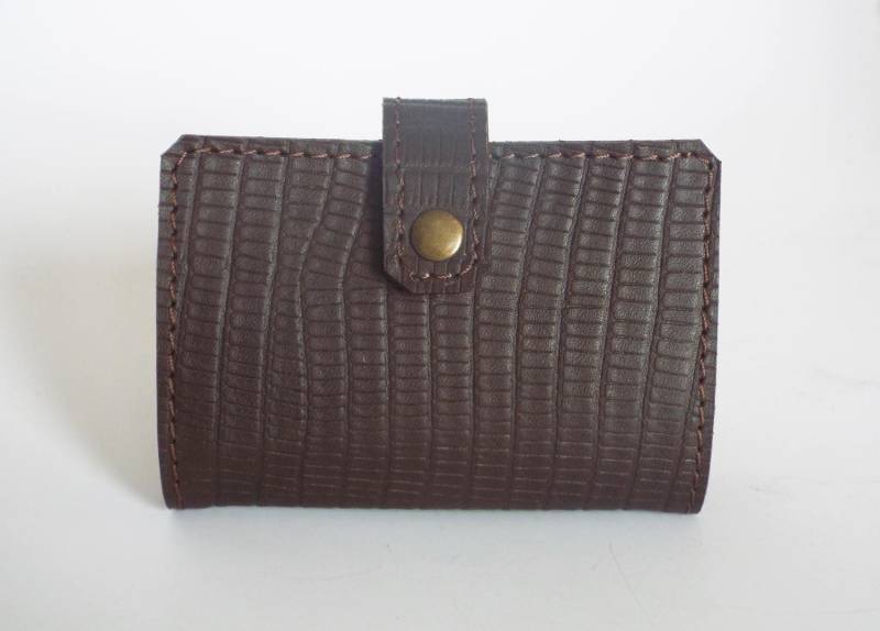 Braunes Leder Kartenportemonnaie Für 20 Karten. Kartenhalter Leder. Kartenhülle Braunes Leder Kartenportemonnaie Für 20 Karten. Kartenhalter Leder. Kartenhülle von Secinski