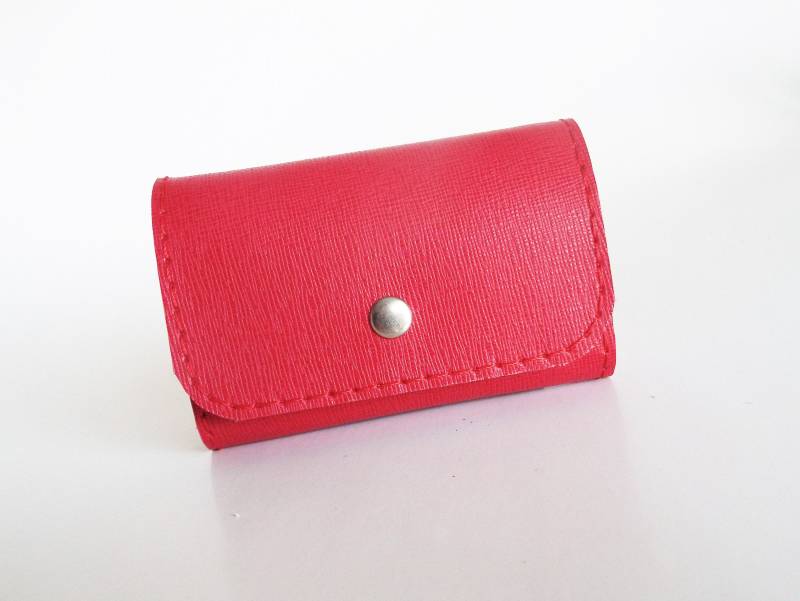 Schlüsseletui Aus Echtleder. Leder. Für 6 Schlüssel. Schlüsselanhänger Leder in Rot Schlüsseletui Aus Echtleder. Leder. Für 6 Schlüssel. Schlüsselanhänger Leder in Rot von Secinski