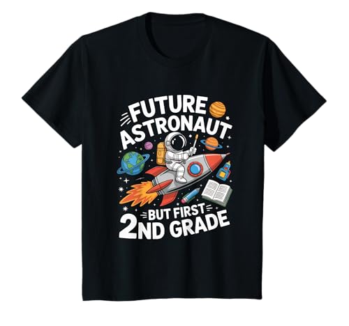 Kinder Zukünftiger Astronaut, Schüler der 2. Klasse, zurück zur Schule, Jungen, Kinder T-Shirt Kinder Zukünftiger Astronaut, Schüler der 2. Klasse, zurück zur Schule, Jungen, Kinder T-Shirt von Second Grade Cute Back To School Outfits Clothes