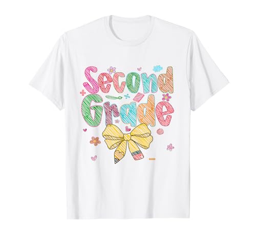 Lehrerteam für Mädchen und Jungen der zweiten Klasse, Kader der zweiten Klasse T-Shirt Lehrerteam für Mädchen und Jungen der zweiten Klasse, Kader der zweiten Klasse T-Shirt von Second Grade Tees for Teacher & Student