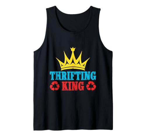 Herren Gebrauchtwarenladen Thrifting King Second Hand Shop Fan Tank Top Herren Gebrauchtwarenladen Thrifting King Second Hand Shop Fan Tank Top von Second Hand Shopper T-Shirts Geschenkideen