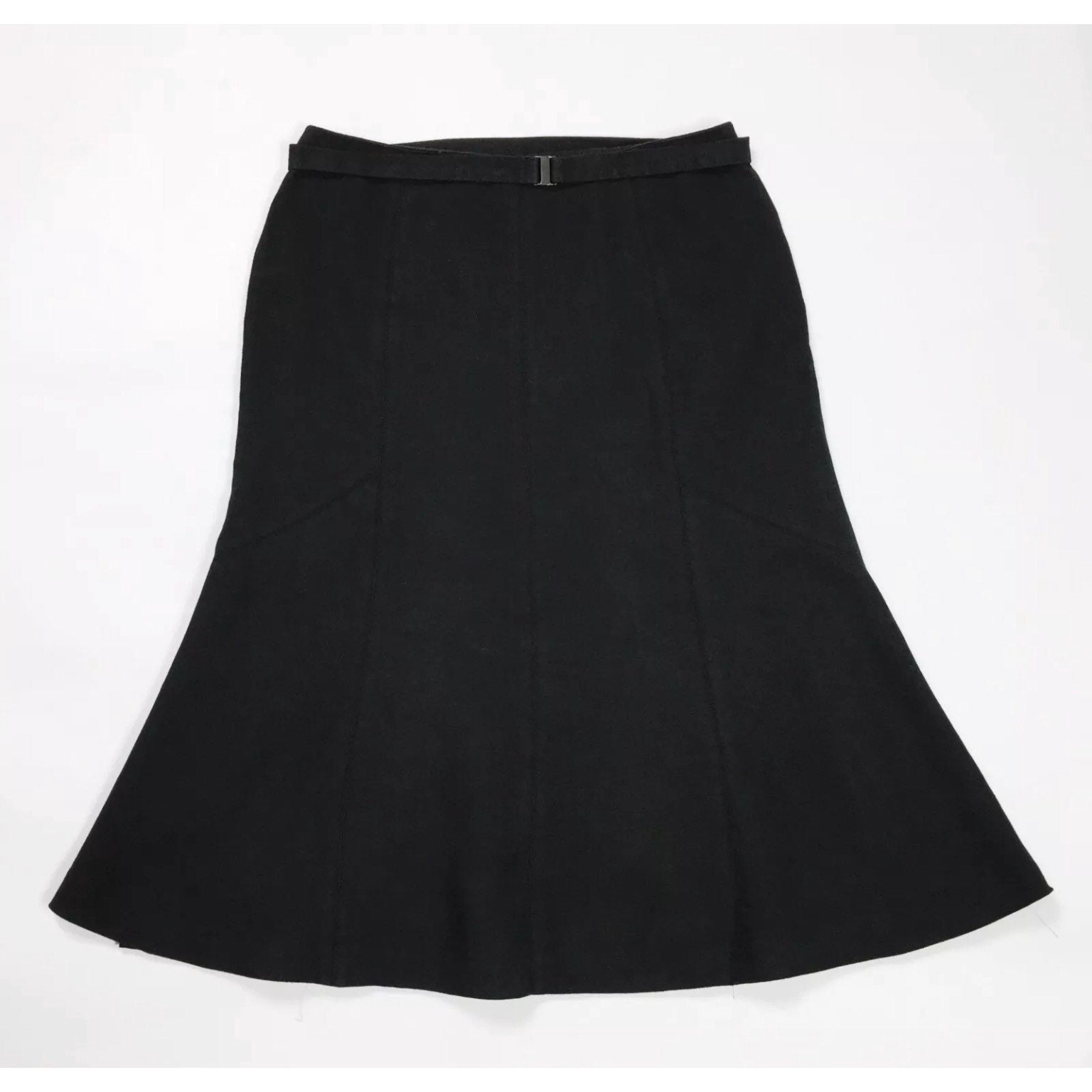 Penny Schwarz Rock Reine Schwarze Leinen Verwendet Vintage Retro Tulpe Hohe Taille T3190 Penny Schwarz Rock Reine Schwarze Leinen Verwendet Vintage Retro Tulpe Hohe Taille T3190 von wardall