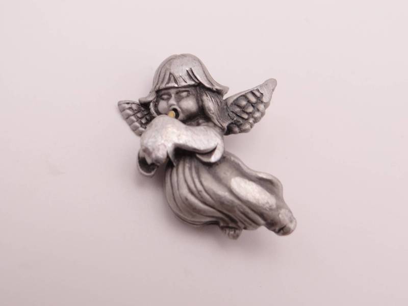 Jahrgang Dana Pewter Angel - Engel Weihnachten-Brosche Hübsche Brosche Schöne Engel-Brosche von SecondWindShop