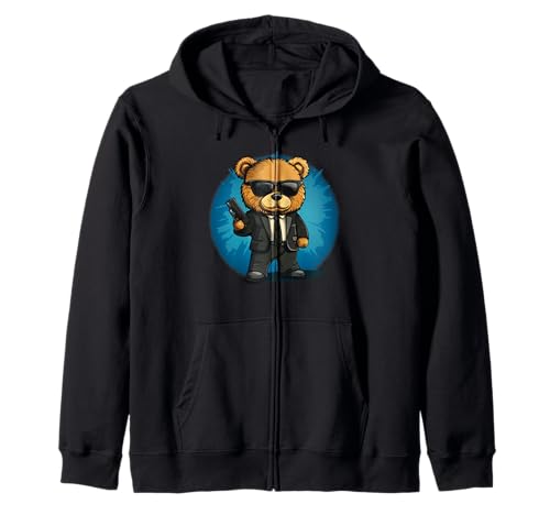 Pretty Secret Teddybär Agent Outfit für Jungen und Mädchen Kapuzenjacke Pretty Secret Teddybär Agent Outfit für Jungen und Mädchen Kapuzenjacke von Secret Agent Teddy Bear