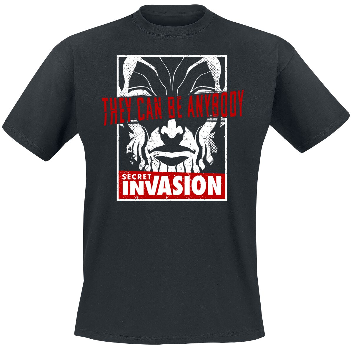 Secret Invasion - Marvel T-Shirt - They Can Be Anybody - S bis XL - für Männer - Größe M - schwarz  - Lizenzierter Fanartikel von Secret Invasion