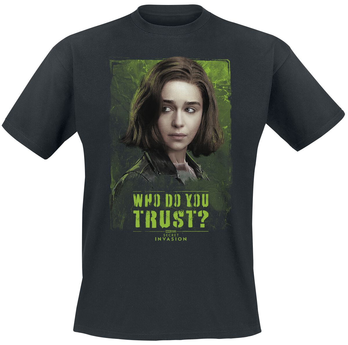 Secret Invasion - Marvel T-Shirt - Who Do You Trust? Giah - S bis XXL - für Männer - Größe L - schwarz  - Lizenzierter Fanartikel von Secret Invasion