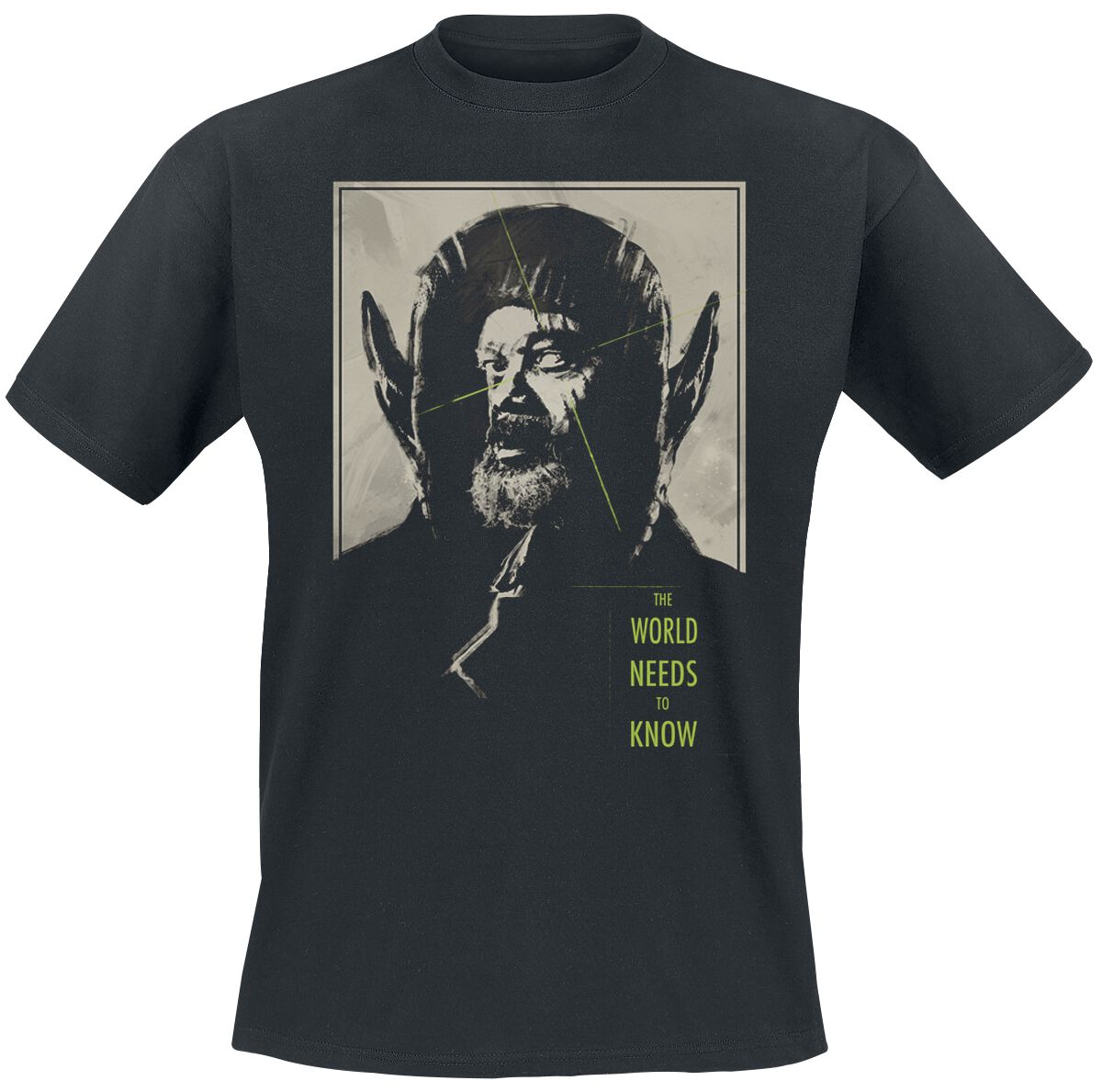 Secret Invasion The World Needs To Know T-Shirt schwarz in L von Secret Invasion