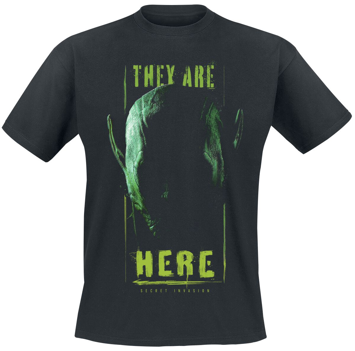 Secret Invasion They Are Here T-Shirt schwarz in L von Secret Invasion