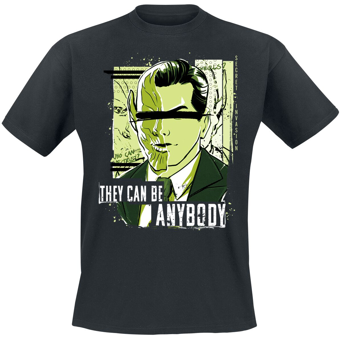 Secret Invasion They Can Be Anybody T-Shirt schwarz in L von Secret Invasion