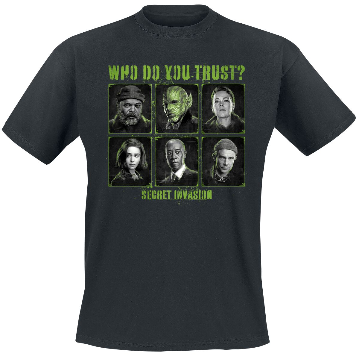 Secret Invasion Who Do You Trust? T-Shirt schwarz in M von Secret Invasion