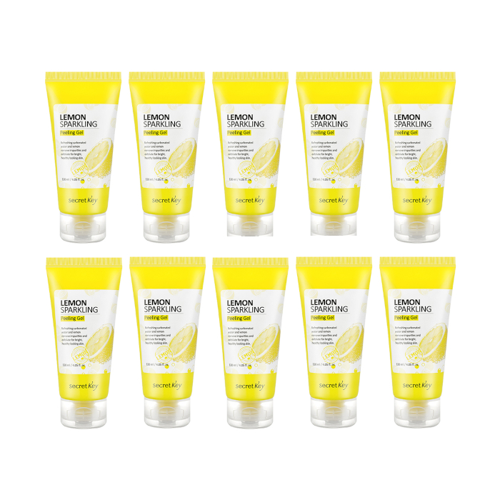 Secret Key - Lemon Sparkling Peeling Gel (10er) Set von Secret Key