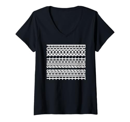Damen Lustiger geheimer Text FTS versteckte Nachricht T-Shirt mit V-Ausschnitt Damen Lustiger geheimer Text FTS versteckte Nachricht T-Shirt mit V-Ausschnitt von Secret Text Pattern