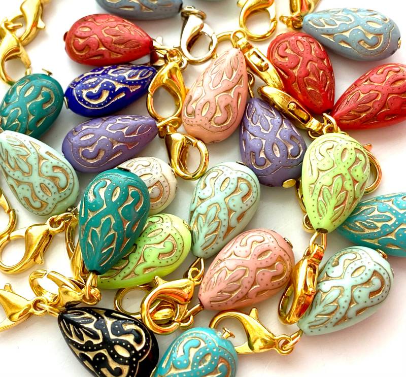 1 Goldfarbener Tropfen Charm Anhänger Maschenmarkierer, Pullover Anhänger Oder 1 Goldfarbener Tropfen Charm Anhänger Maschenmarkierer, Pullover Anhänger Oder von SecretGardenByLaura