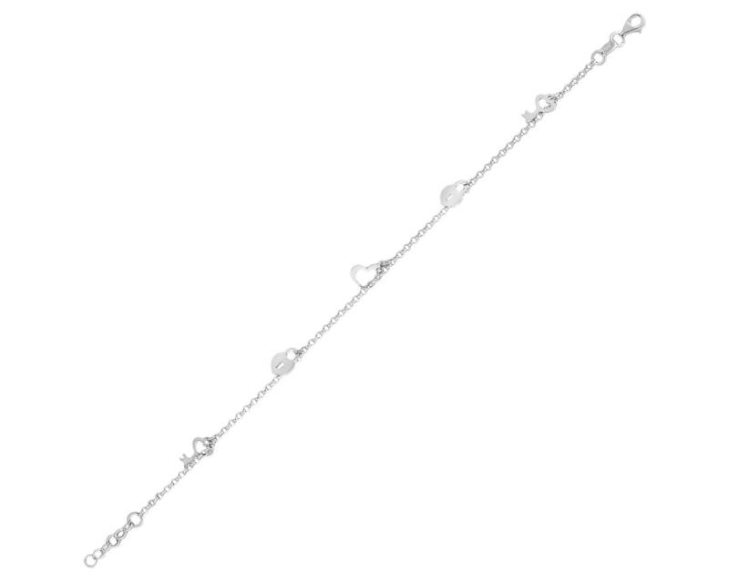 Secretforyou Armband Armband Bracelet 925 Silber Armschmuck Echtschmuck 19 cm von Secretforyou