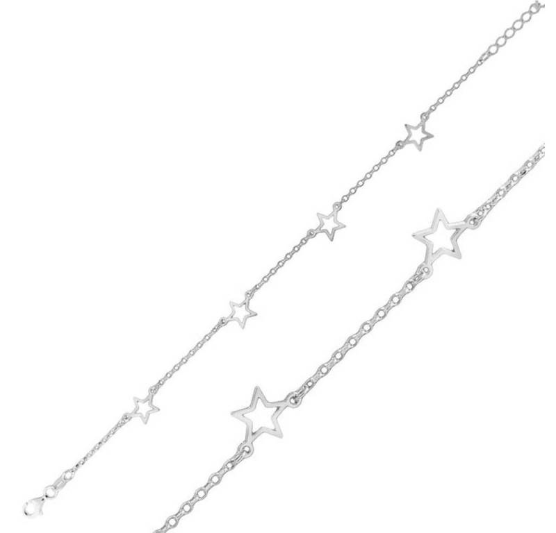 Secretforyou Armband Armband Bracelet 925 Silber Stern Echtschmuck, 925 Sterling Silber von Secretforyou