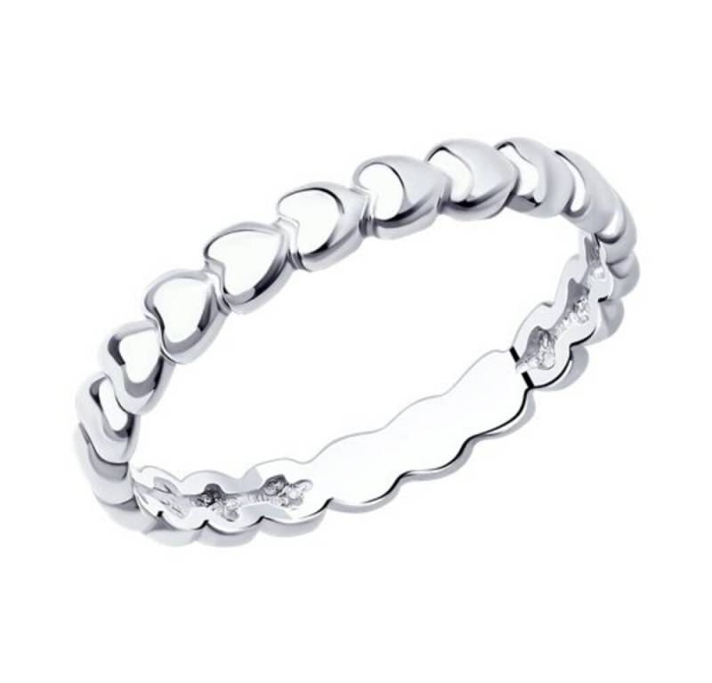 Secretforyou Fingerring Fingerring Ring 925 Silber Herzdesign Echtschmuck von Secretforyou