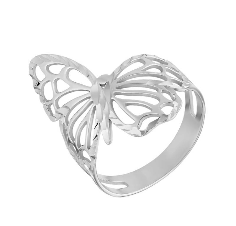 Secretforyou Fingerring Ring Fingerring 925 Silber Schmetterling Echtschmuck, 925 Sterling Silber von Secretforyou