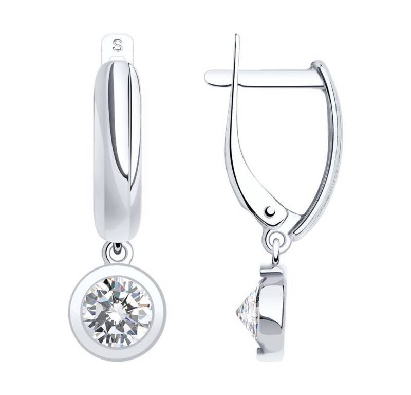 Secretforyou Ohrhänger-Set Ohrringe Hänger Silber Zirkonia Echtschmuck bei Secretforyou von Secretforyou
