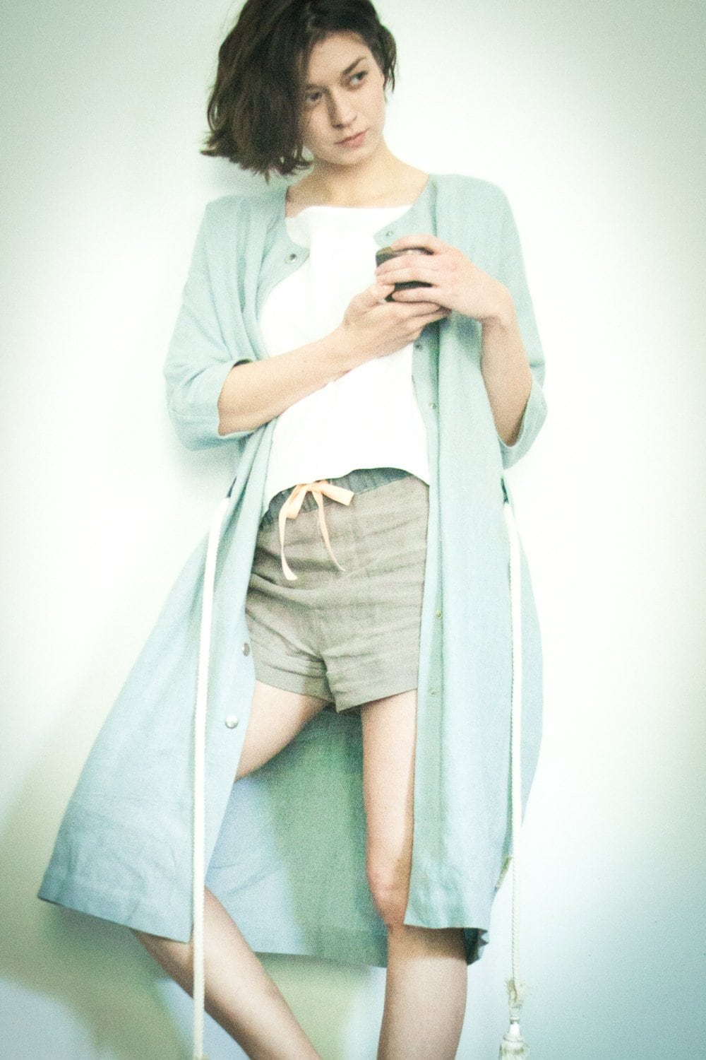 Bio Leinen Pyjama Set - Damen Loungewear, Brautjungfer Geschenk von SecretsAndThings