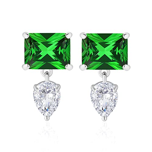 Teardrop Kristall Tropfen Baumeln Ohrringe für Frauen, 18K Gold plattiert Hypoallergene Österreichische Kristall Ohrstecker CZ Schmuck… von Secroma